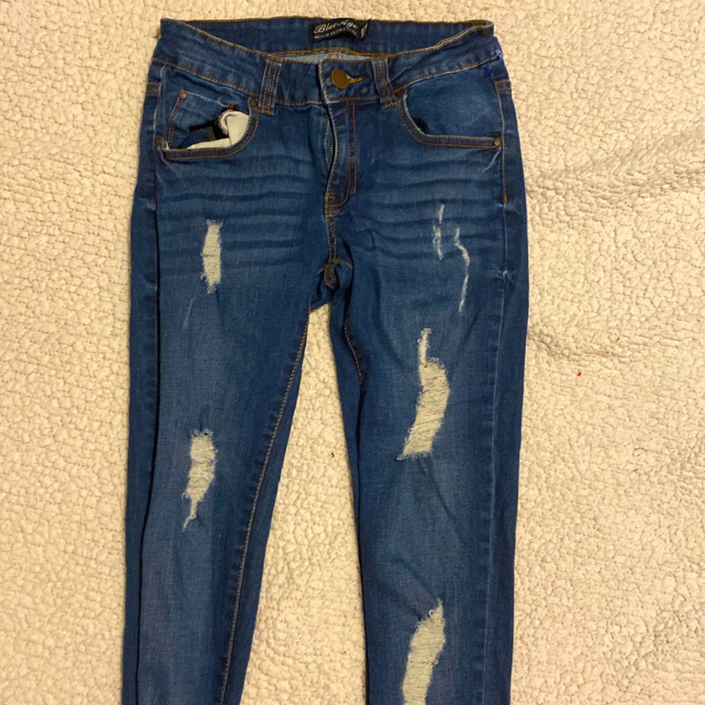 Blue Age denim collection ripped jeans